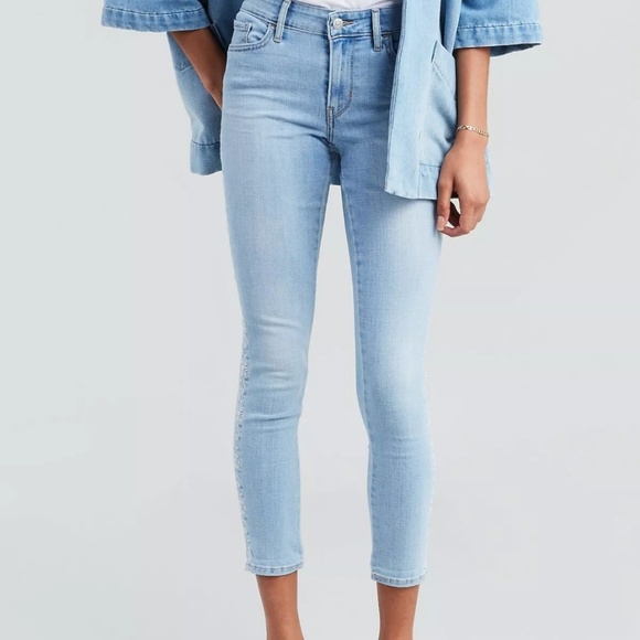levi's women's 711 skinny ankle jeans